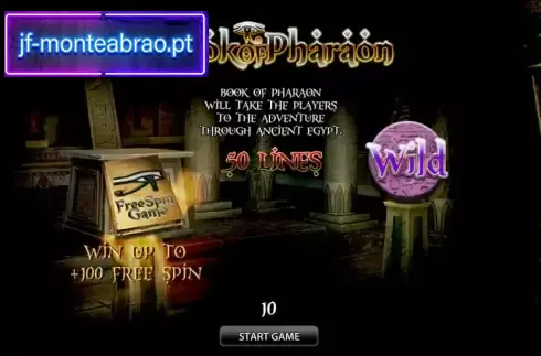 Book of Pharaon HD Slot Machine Theme