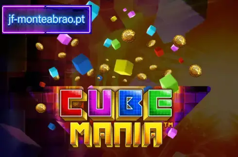 Cube Mania Slot Review Cube Mania slot game grid showing colorful blocks