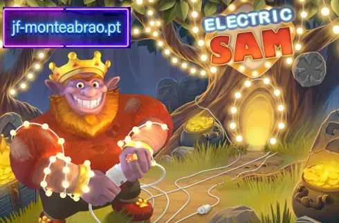 Electric SAM Gameplay Mechanics Electric SAM slot game screen showing neon trolls and fruit symbols