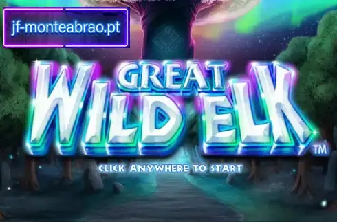 Mystical forest background similar to Great Wild Elk slot