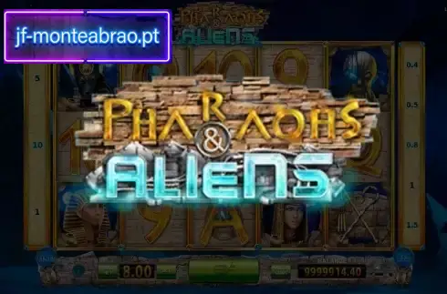 Pharaohs and Aliens slot machine graphics