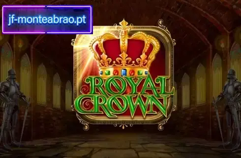 Royal Crown (BF games) slot machine interface showing fruit symbols and crown wilds