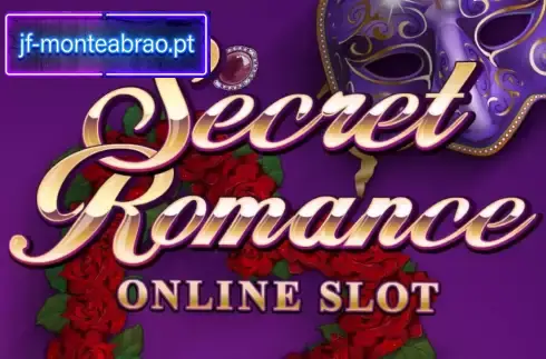 Secret Romance slot machine gameplay showing masks and mystery symbols